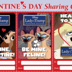 lady and the tramp valentine's cards