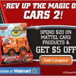 cars 2 toys coupon