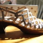 Wisteria sandal in Platinum