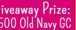 $500 old navy gift card