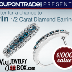 coupon trade my jewelry boxblue diamond earrings
