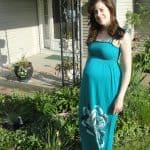 sweet pea maternity dress