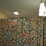 moen curved shower rod chrome rothbury bath lighting chrome