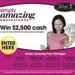 tasteful selections simply amazing sweepstakes