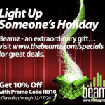 beamz holiday save 10 percent