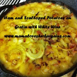 ham and scalloped potatoes au gratin with white wine recipe