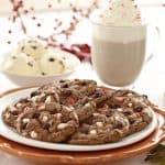 peppermint mocha chocolate chip cookies