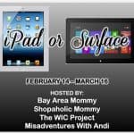 ipad or surface giveway