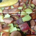 kielbasa potato pine nuts and bacon dinner recipe
