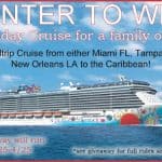 cruise giveaway family of 4