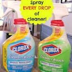 clorox spray every drop bottles
