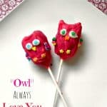 owl always love you cake pop recipe