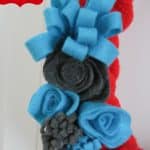 how to make felt flowers