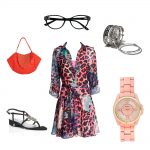 bebe style leopard outfit vsp glasses