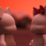 disney vinylmation blank and bow meeting