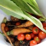 veggies from our garden