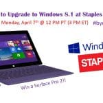 XP & Staples Twitter Party Promo Image