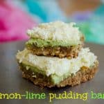 lemon lime pudding bars recipe
