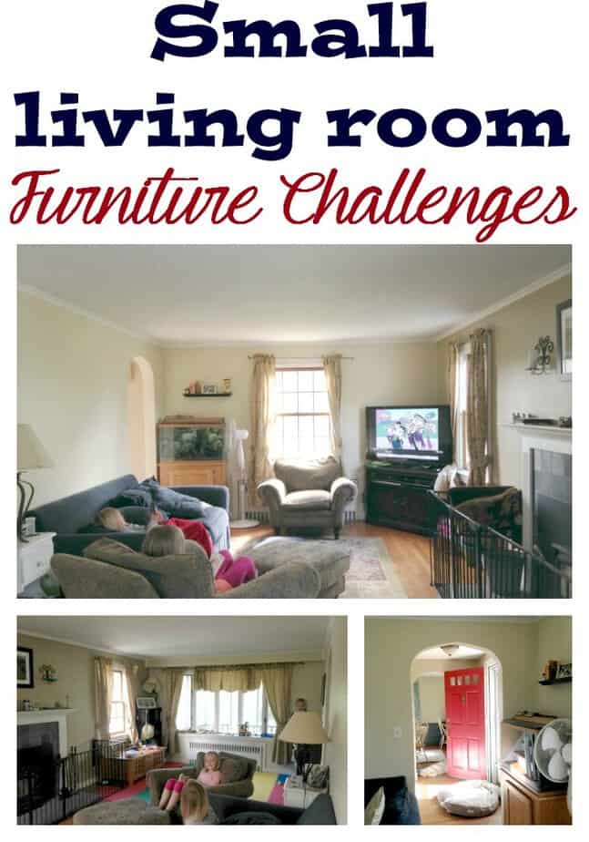 Small living room furniture challenges