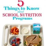 things to know about school nutrition programs
