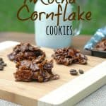 no bake mocha cornflake cookies