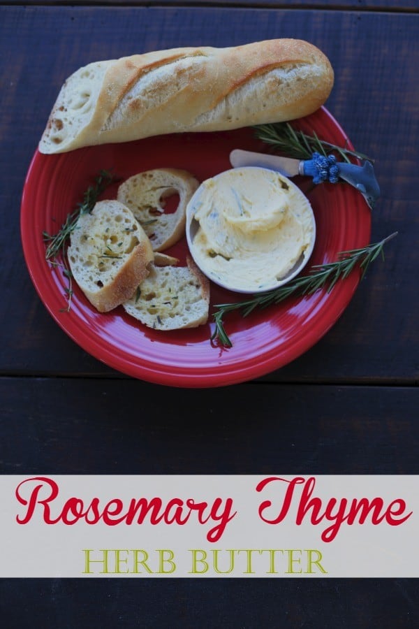 Rosemary Thyme Herb Butter