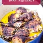 Coq au Vin with Root Vegetables- label