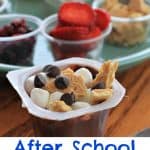 After school snack idea- pudding bar- This Mama Loves
