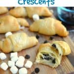 S'mores Crescent Rolls Treat Recipe - This Mama Loves