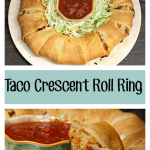 Taco Crescent Roll Ring pin
