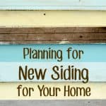 Planning for New Siding for Your Home