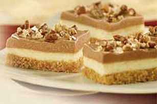 No Bake Chocolate Cheesecake Bars- July 30 is Cheesecake Day!