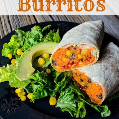 Sweet Potato Burritos Recipe: Meatless Main Dish!