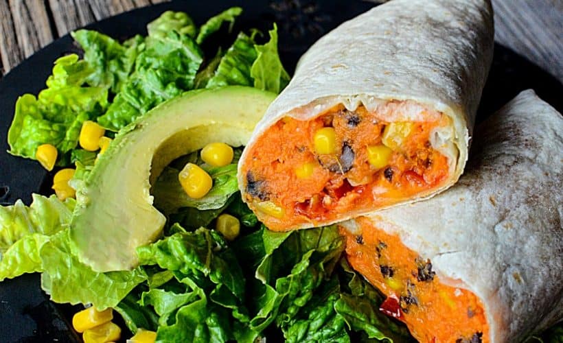 Sweet potato burrito recipe- This Mama Loves
