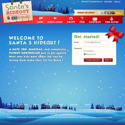 SantasHideout.com: Safe, easy & magical gifting