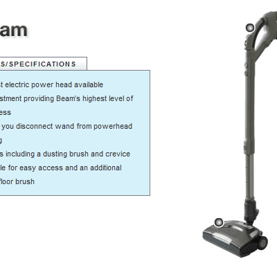 Beam Central Vaccuum Systems