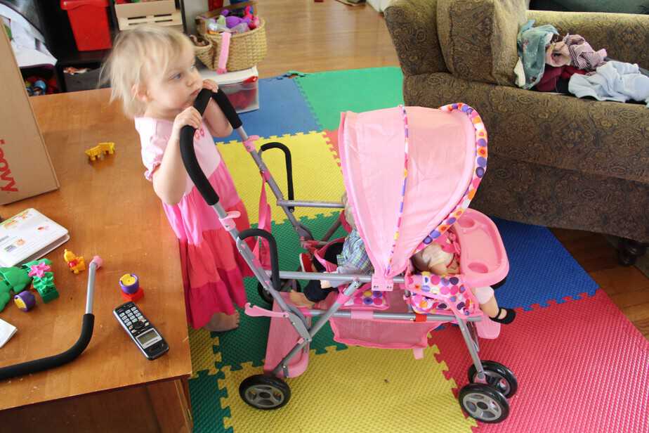 joovy toy stroller pink