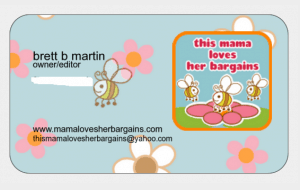 biz card uprinting die cut business card