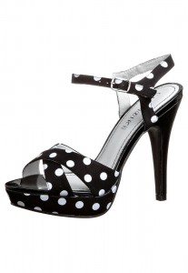 polka dot heels