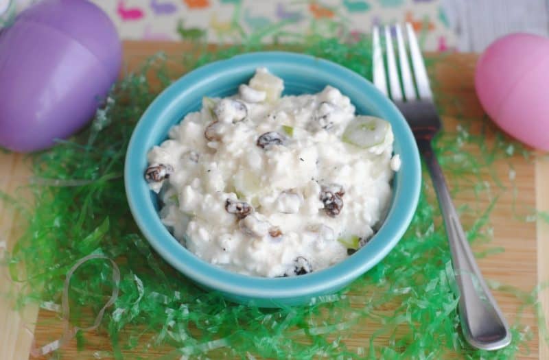 Bunny Salad aka White Rabbit Salad for Easter from This Mama Loves