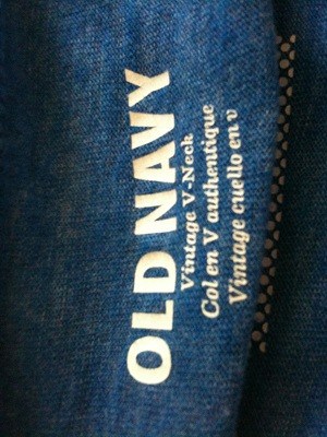 old navy vintage tee