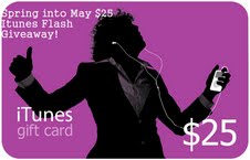 $25 iTunes Flash #Giveaway!i