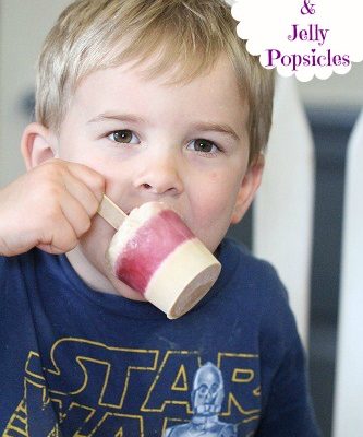 Peanut Butter & Jelly Popsicles (Recipe)