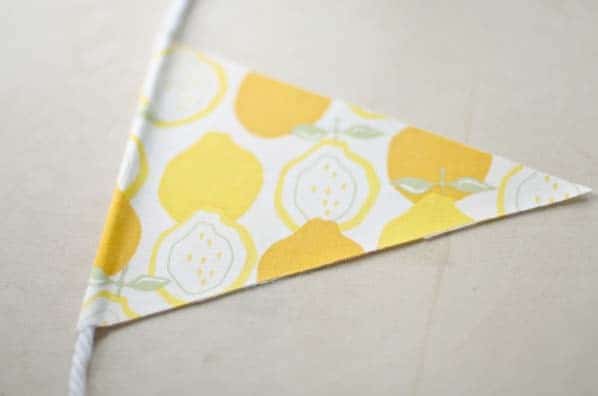 Easy Sewn Paper Pennants - Hey, Let's Make Stuff