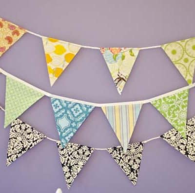 easy pennant banner tutorial