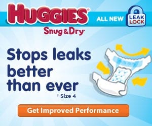 New and Improved Huggies Snug & Dry and Overnites Diapers (Giveaway 4 winners)