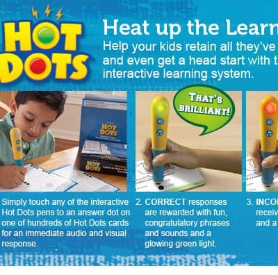 Educational Insights – Hot Dots Review and Giveaway!