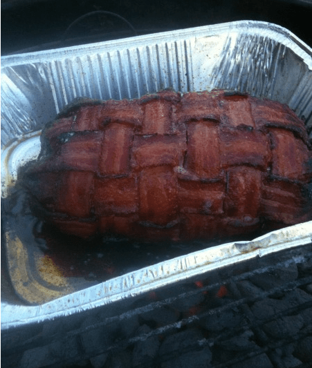 bbq bacon wrapped meatloaf