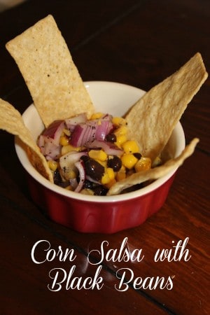 corn salsa with black beans