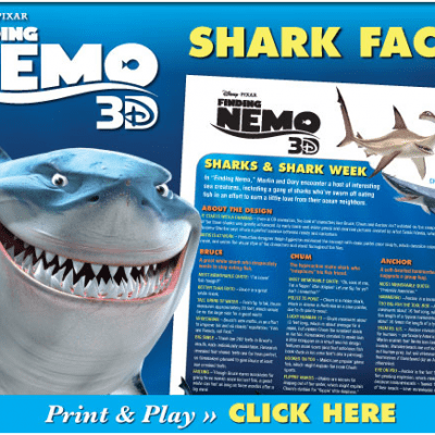 Finding…SHARK WEEK! (Free Shark Facts and FUN inside!)